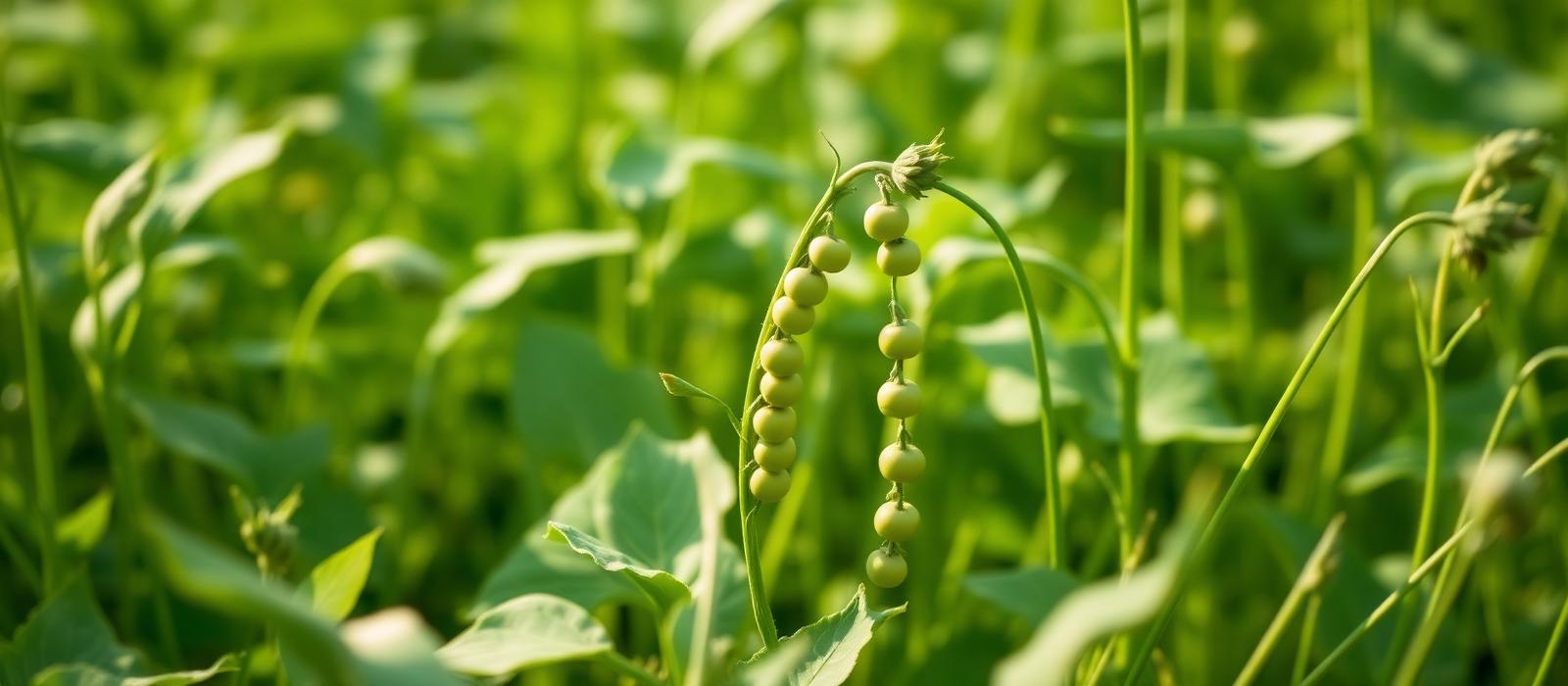 Chickpea plants